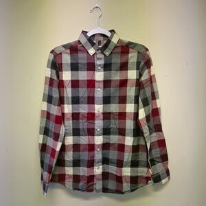 Crosby & Howard Formal Plaid Men's Button-Up Shirt in Size Medium